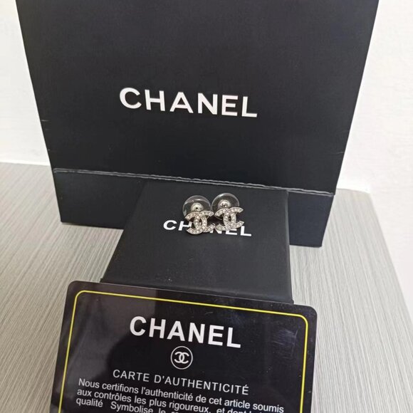 Chanel Women's Classic Double C Earrings - Picture 1 of 5